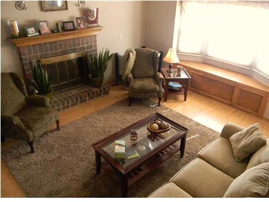 Open floor plan with vaulted ceilings