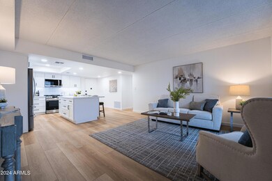 Living Area, Kitchen