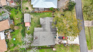 Top down shot of the lot.  Driveway was re-poured