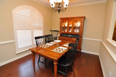 The dining room offers the ideal setting for any h