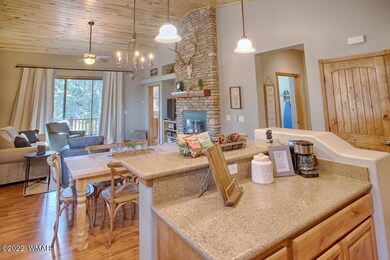 kitchen looking toward living space