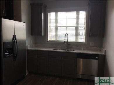 Brand new granite counter top and sink. Fresh coat