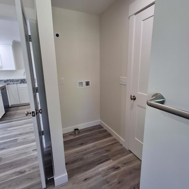 Stacked Washer/Dryer in Bathroom
