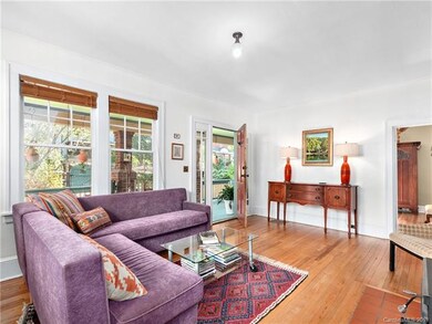 Living room and front entry
