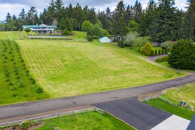 drone shot of lot