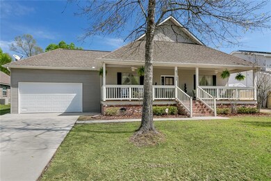 Spacious double car garage with through and throug