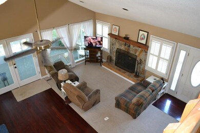 Aerial View of Living Room
