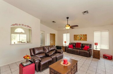 Living room and entry