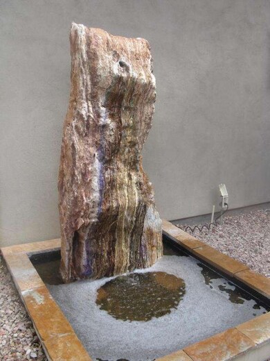 WATER FALL IN GARDEN ENTRANCE AREA