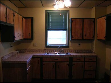 Kitchen. First floor one bedroom kitchen is larger