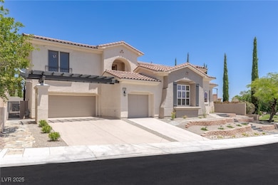 Mediterranean / spanish house with stucco siding,