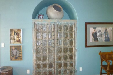 Rustic Antique Cabinet in LR