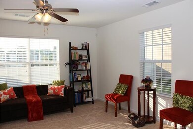 The wall of windows provides cheer and abundant li