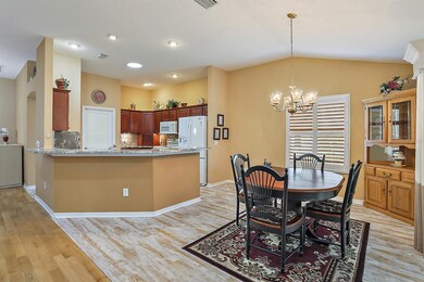 Kitchen with generous breakfast bar and eat in are