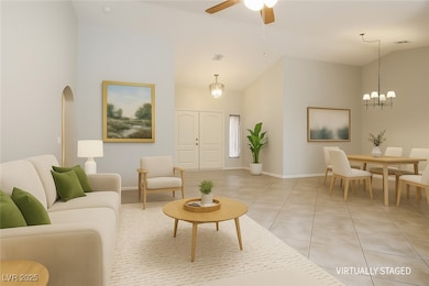 Virtually staged with modern furniture