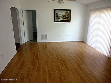 Tiled family room.