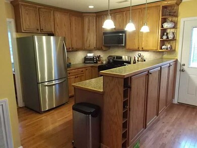 Kitchen. The Kitchen Standing Between the Living R