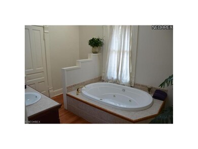 Whirlpool tub in master bath