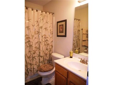 THE HALF BATH DOWNSTAIRS IS VERY PRETTY