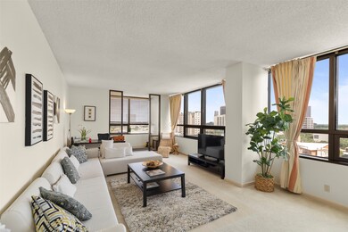 The living and dining areas are cleverly integrate