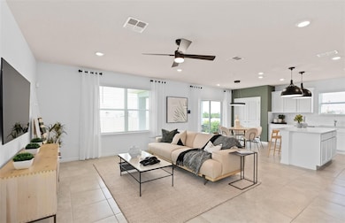 Model Home Design Only. Pictures and furnishings are for illustrative purposes only. Elevations, colors and options may vary. Furniture is for model home staging only.