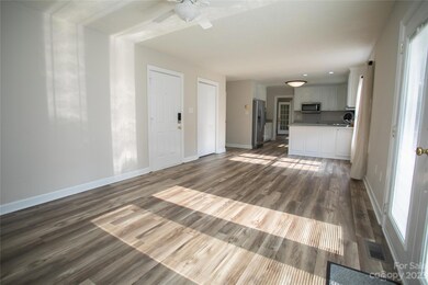 Flexible space- dining area, living area, open to kitchen