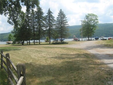 Spacious water frontage for docking your boat.