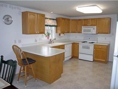 Ceramic Tile Floor in Kitchen