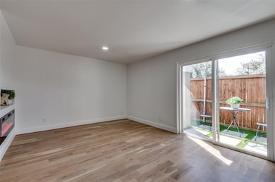 large siding glass doors leading to your private b