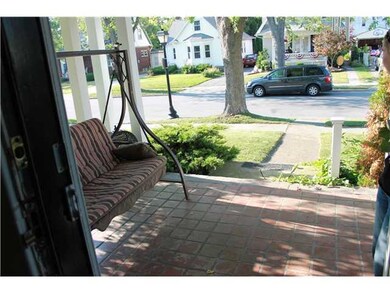 Patio/Deck. Tiled and covered front porch.  Beauti