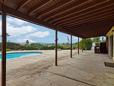 View from covered patio, looking North.