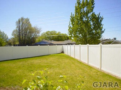 Yard with Garden Area in far corner.