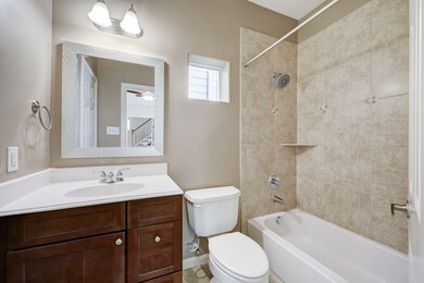 First floor bath features a tub/shower combo.