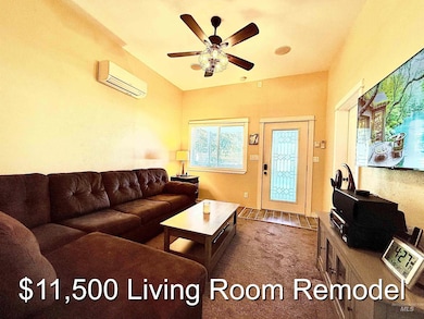 $11,500 Living Room Remodel -NEW CARPET AND PAD WILL BE INSTALLED DURING 14 DAY SELLER LEASE BACK, Leaded Glass Entry Door, Storm Door, Surround Sound, Ceiling Fan, Tile Floor Entry, Pellet Stove recently serviced, (TILE PAD BEING INSTALLED), Ethernet
