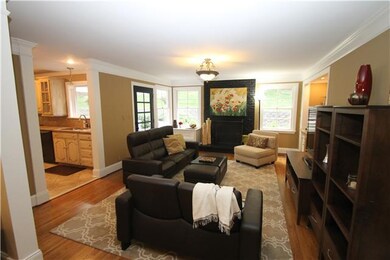 FAMILY ROOM VIEW FROM THE FOYER