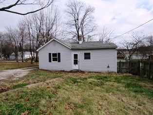 Rear view of house