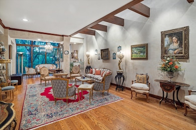  The formal living and entertainment areas feature