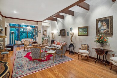  The formal living and entertainment areas feature