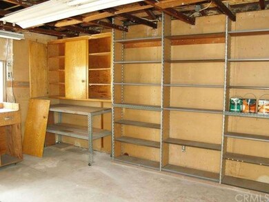 inside the garage