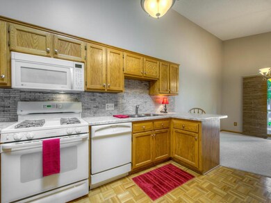 Lots of cabinet and counter space in the kitchen! 