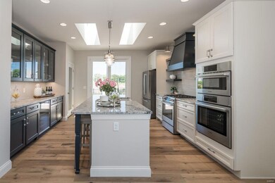 Custom Kitchen with Large Center Island