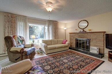 Spacious upstairs living area