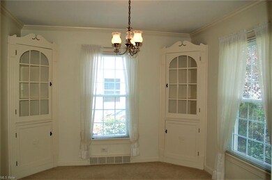 LARGE FORMAL DINING ROOM, BUILT IN CHINA CABINETS-