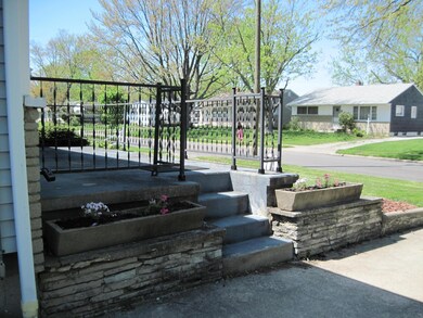 View of front porch
