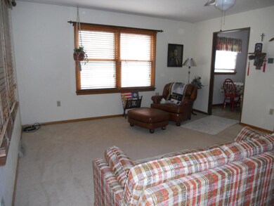Living room from front door