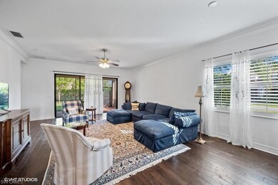 Great room with view to fenced yard.