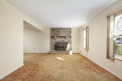 Functional Woodburning Fireplace