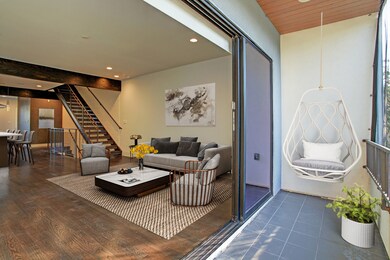 Gracious amounts of flat wall space are ideal for