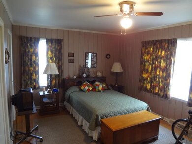 Master bedroom has full bath.