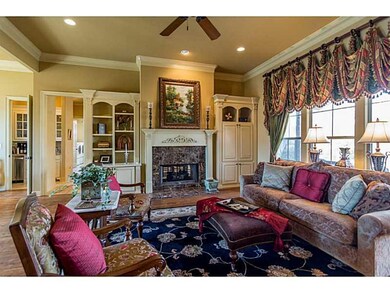 Living Room. Living room with wood floors, dual fi